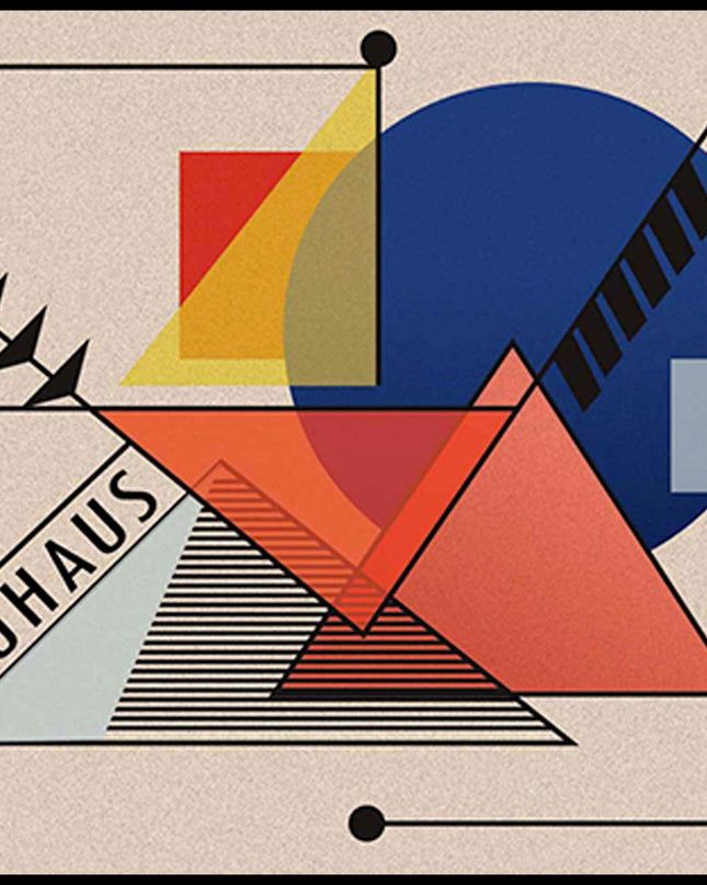 Geometric Bauhaus No 2 Poster
