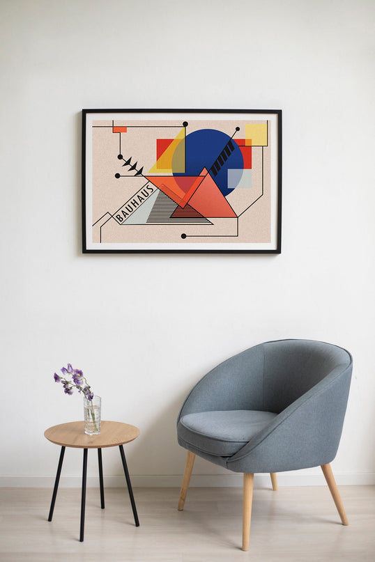 Geometric Bauhaus No 2 Poster