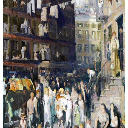 George Wesley Bellows - Cliff Dwellers