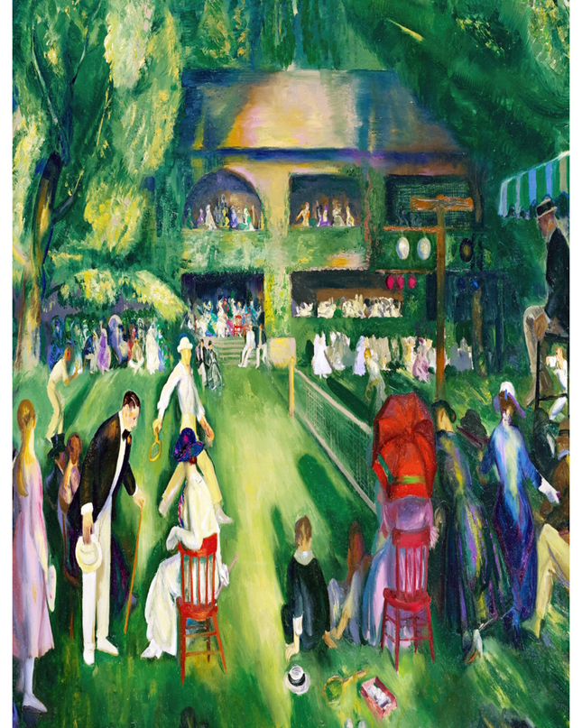George Wesley Bellows - Tennis At Newport