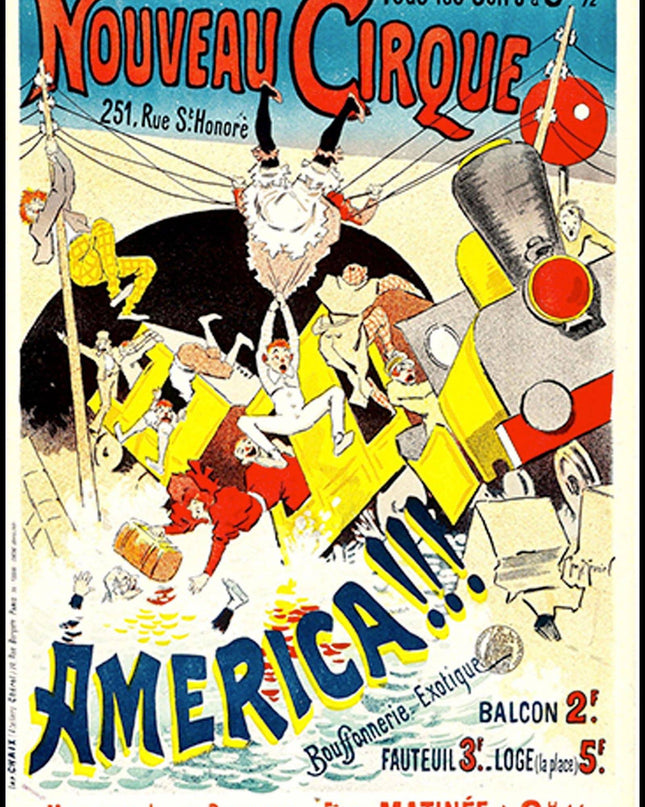 Georges Meunier - Nouveau Cirque Poster