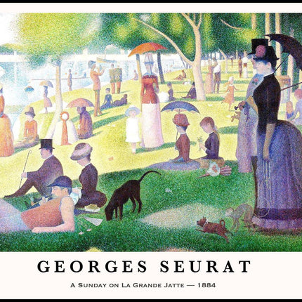Georges Seurat - A Sunday on La Grande Jatte Poster