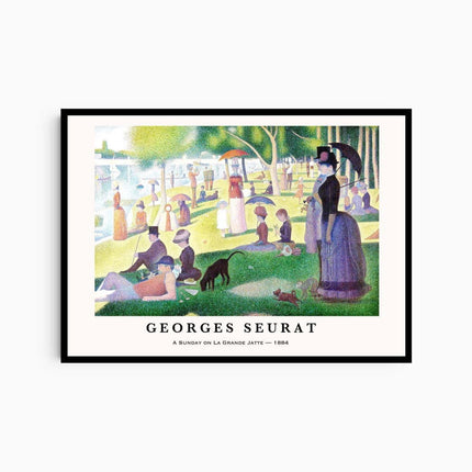 Georges Seurat - A Sunday on La Grande Jatte Poster