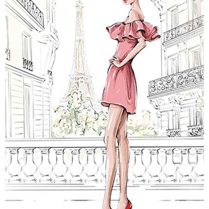 Glamour in Paris Poster