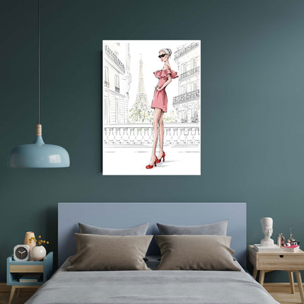 Glamour in Paris Poster