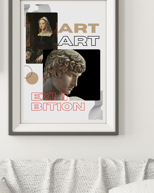 Greek Art Exhibition Poster