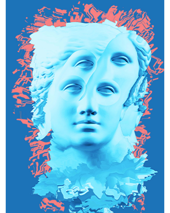 Greek Statue Poster