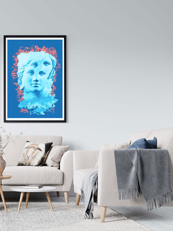 Greek Statue Poster