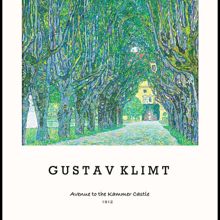 Gustav Klimt - Avenue to the Kammer Castle Poster