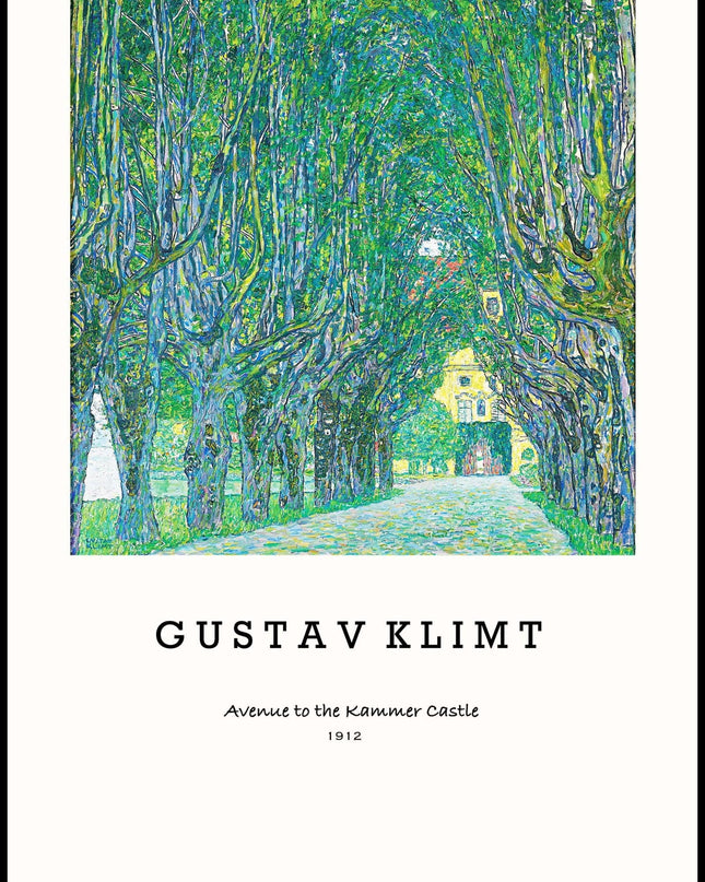 Gustav Klimt - Avenue to the Kammer Castle Poster