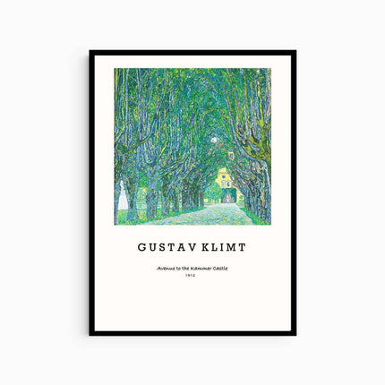 Gustav Klimt - Avenue to the Kammer Castle Poster