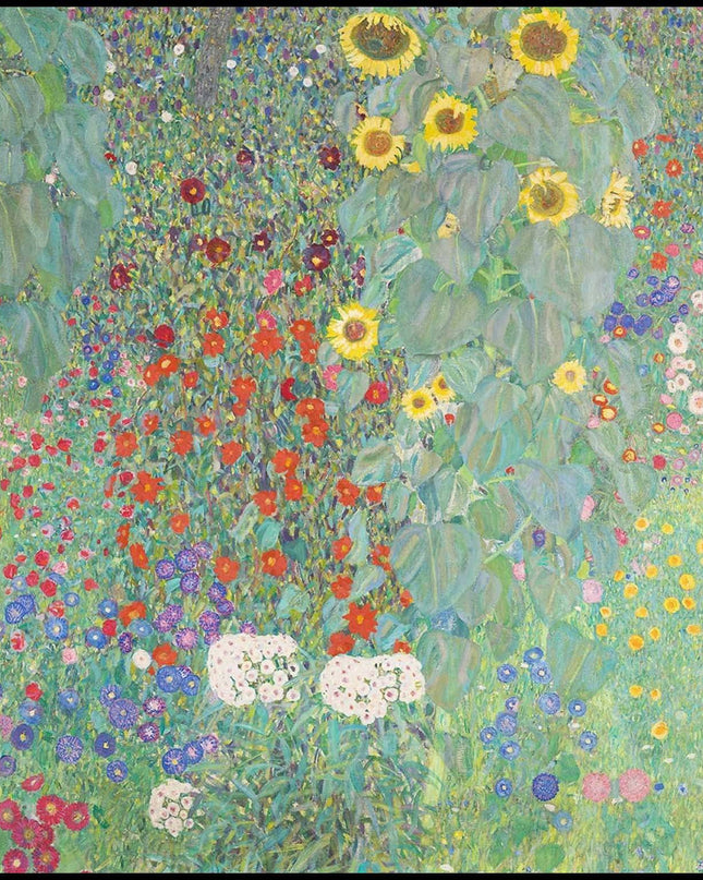 Gustav Klimt - Farm Garden with Sunflowers