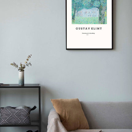 Gustav Klimt - Farmhouse in Buchberg Poster