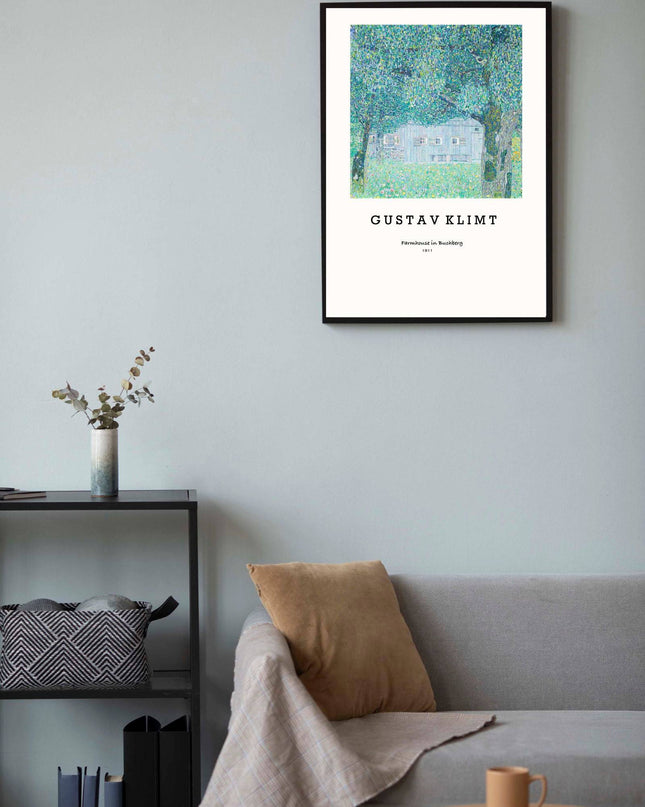 Gustav Klimt - Farmhouse in Buchberg Poster