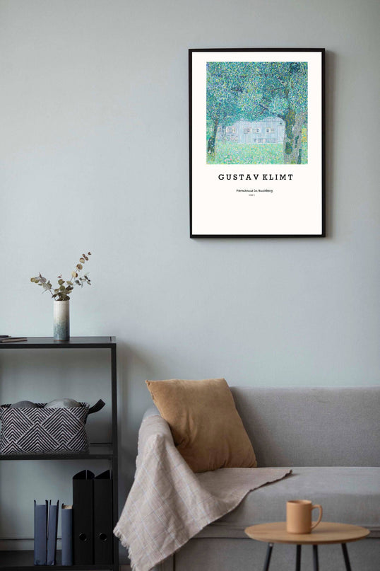Gustav Klimt - Farmhouse in Buchberg Poster
