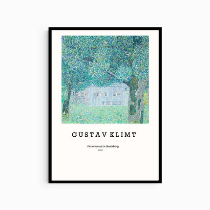 Gustav Klimt - Farmhouse in Buchberg Poster