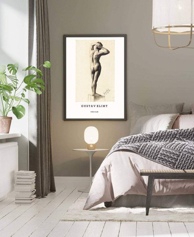 Gustav Klimt - Male Nude Poster