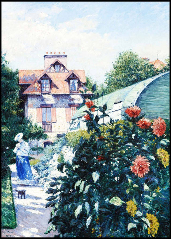 Gustave Caillebotte - Dahlias 'Garden at Petit Gennevilliers'