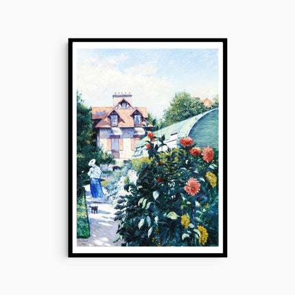 Gustave Caillebotte - Dahlias 'Garden at Petit Gennevilliers'