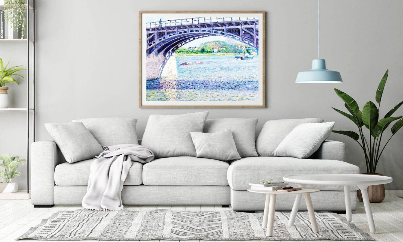 Gustave Caillebotte - Le Pont d’Argenteuil et la Seine