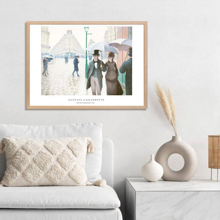 Gustave Caillebotte - Paris Street in Rainy Weather Poster