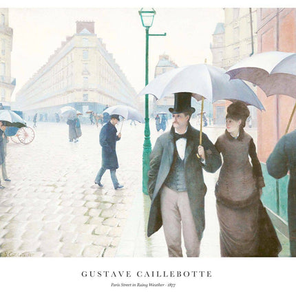 Gustave Caillebotte - Paris Street in Rainy Weather Poster