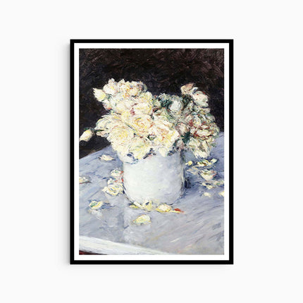 Gustave Caillebotte - Yellow Roses in a Vase