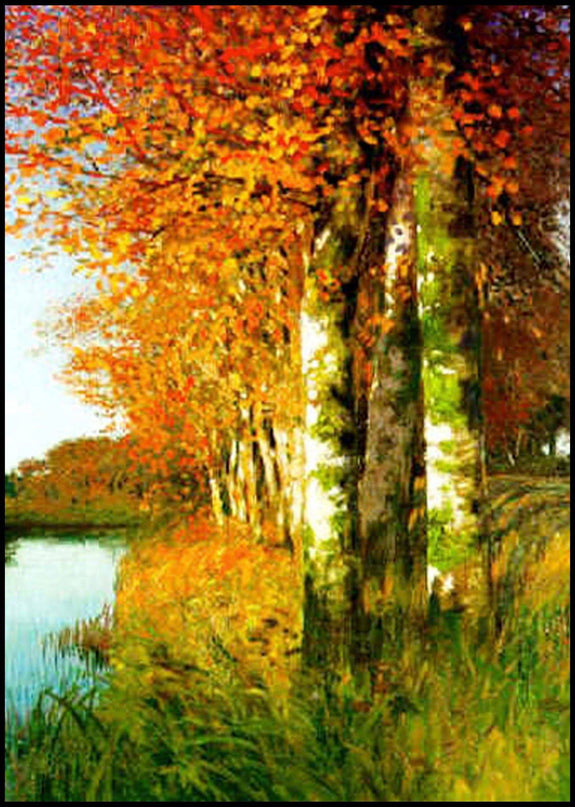 Hans Am Ende - Birches at the Moorgraben