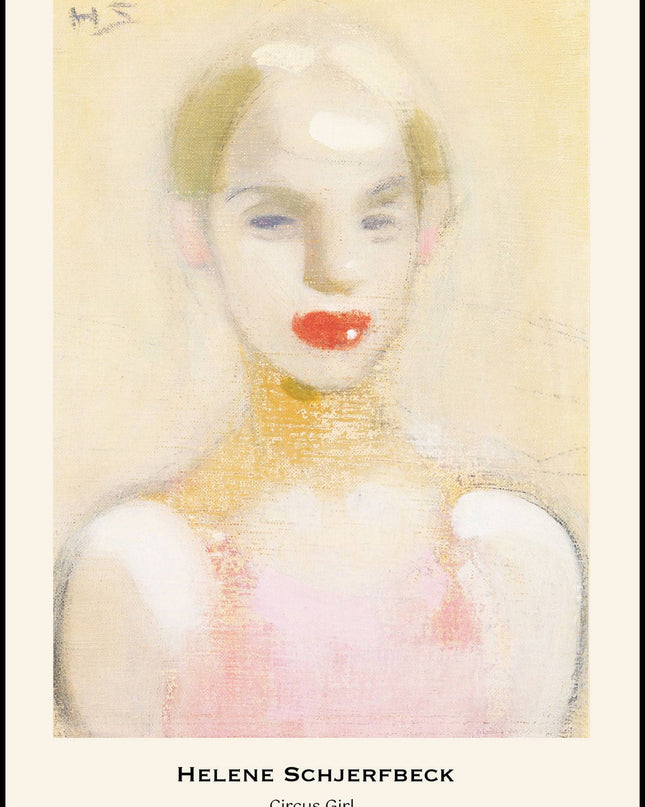 Helene Schjerfbeck - Circus Girl Poster