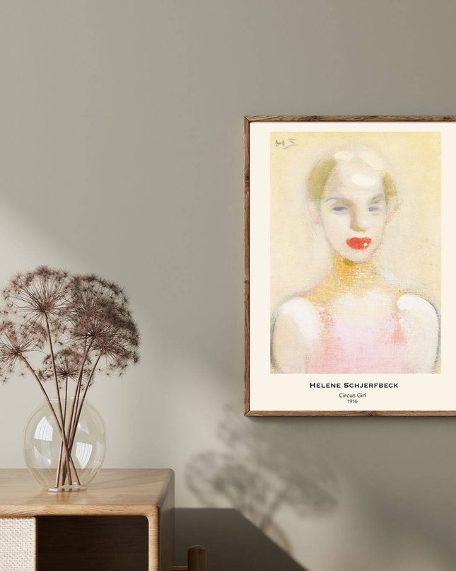 Helene Schjerfbeck - Circus Girl Poster