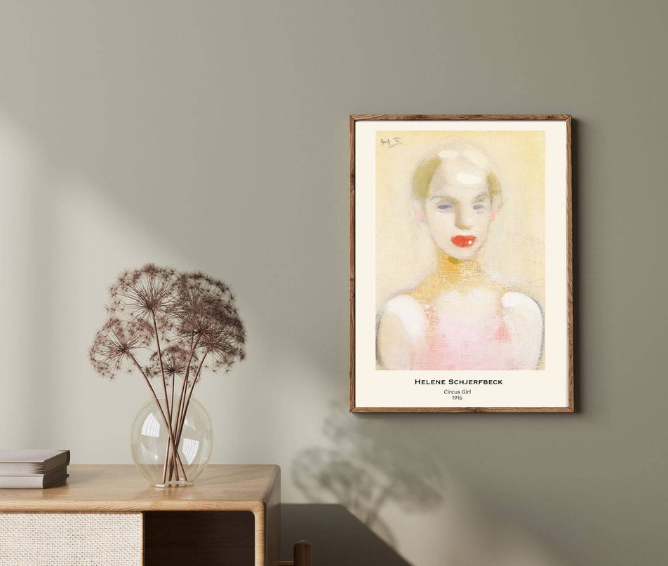 Helene Schjerfbeck - Circus Girl Poster