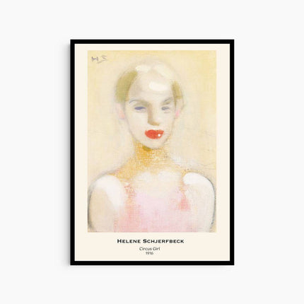 Helene Schjerfbeck - Circus Girl Poster