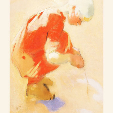 Helene Schjerfbeck - Girl on the Sand Poster