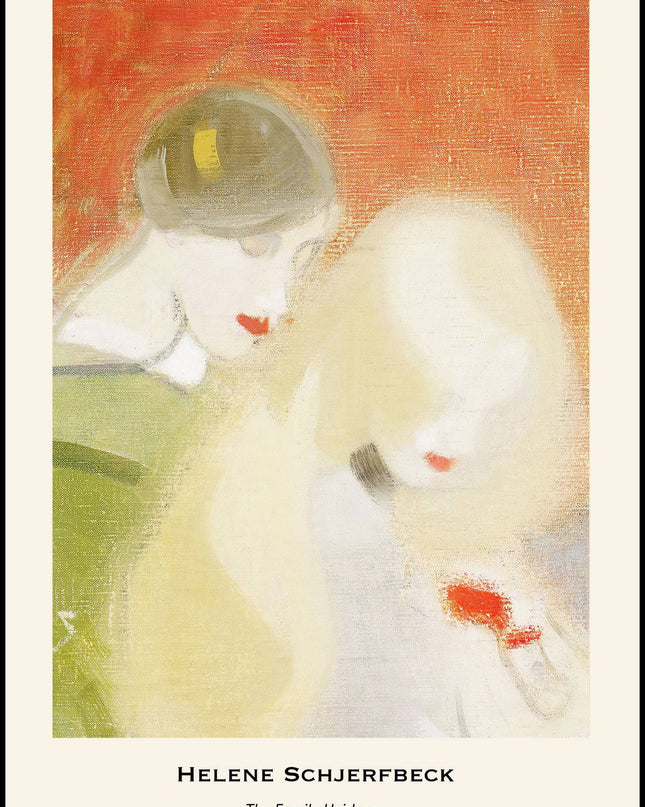 Helene Schjerfbeck - The Family Heirloom Poster