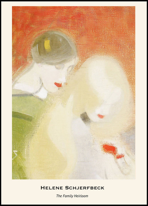 Helene Schjerfbeck - The Family Heirloom Poster