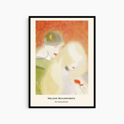 Helene Schjerfbeck - The Family Heirloom Poster
