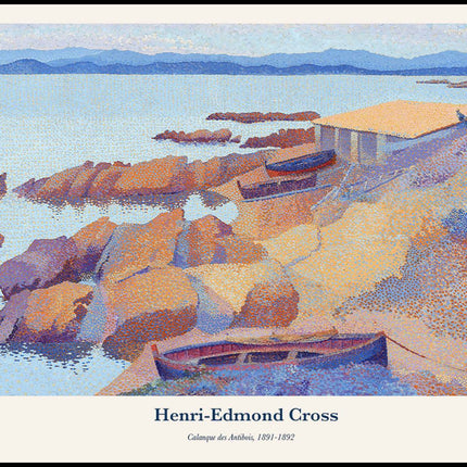 Henri-Edmond Cross - Calanque des Antibois Poster