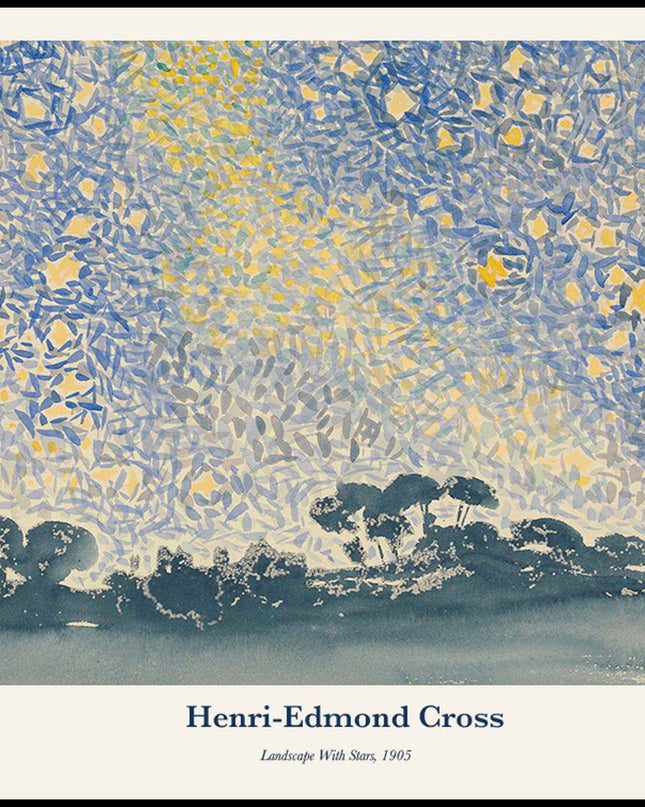 Henri-Edmond Cross - Landscape With Stars Poster
