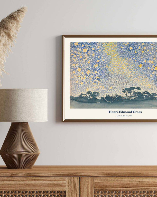 Henri-Edmond Cross - Landscape With Stars Poster