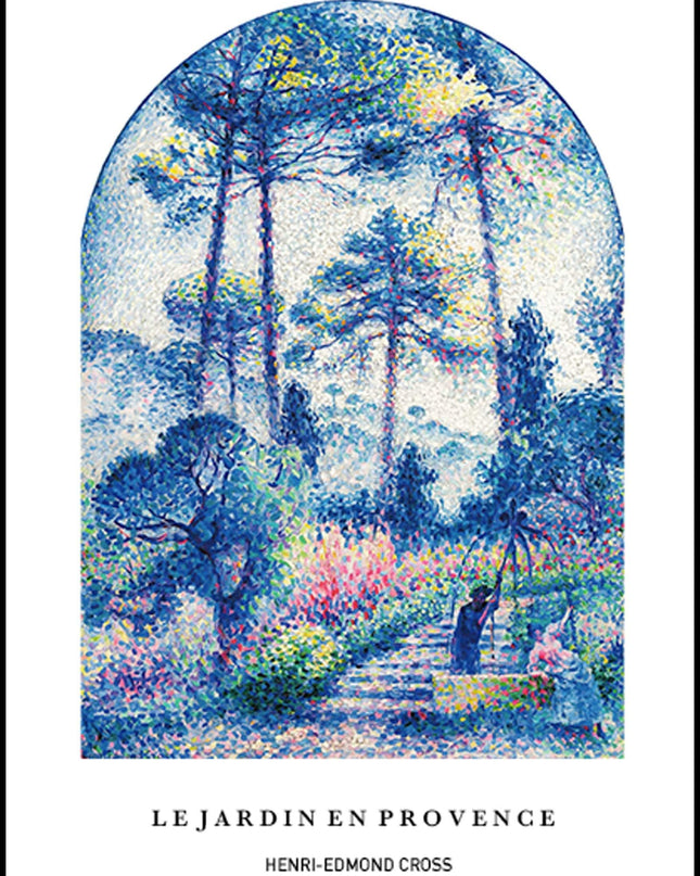 Henri-Edmond Cross - Le Jardin En Provence Poster
