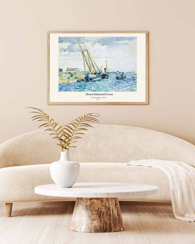 Henri-Edmond Cross - Marine Scene Poster