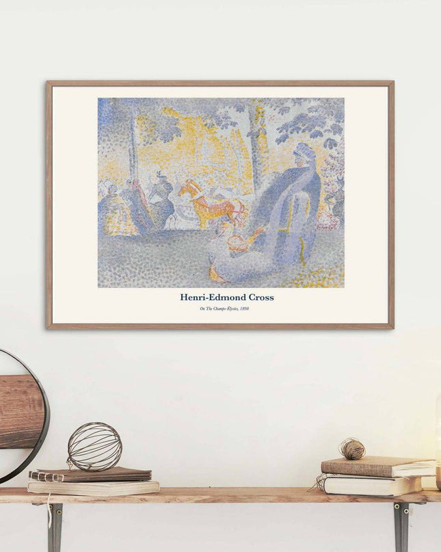 Henri-Edmond Cross - On The Champs-Élysées Poster