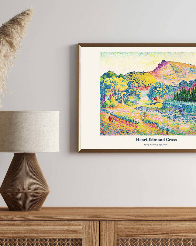 Henri-Edmond Cross - Paysage Avec Le Cap Nègre Poster