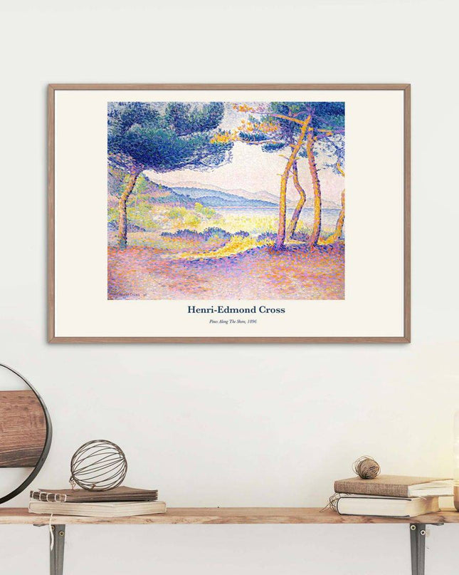 Henri-Edmond Cross - Pines Along The Shore Poster