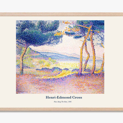 Henri-Edmond Cross - Pines Along The Shore Poster