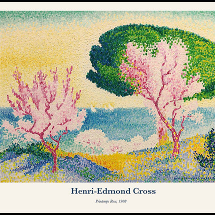 Henri-Edmond Cross - Printemps Rose Poster