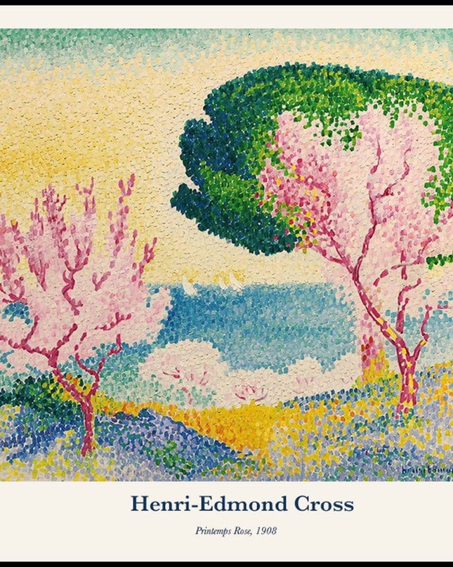 Henri-Edmond Cross - Printemps Rose Poster