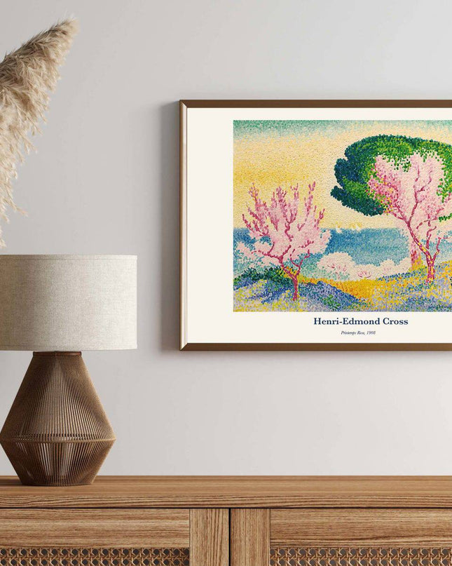 Henri-Edmond Cross - Printemps Rose Poster