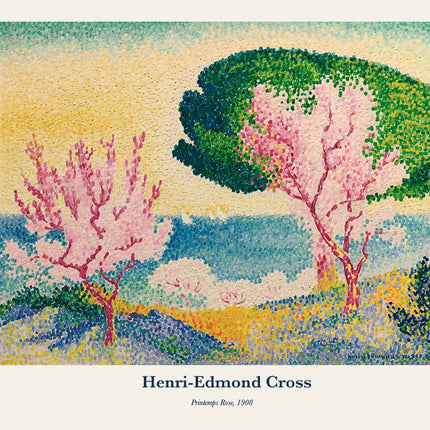 Henri-Edmond Cross - Printemps Rose Poster