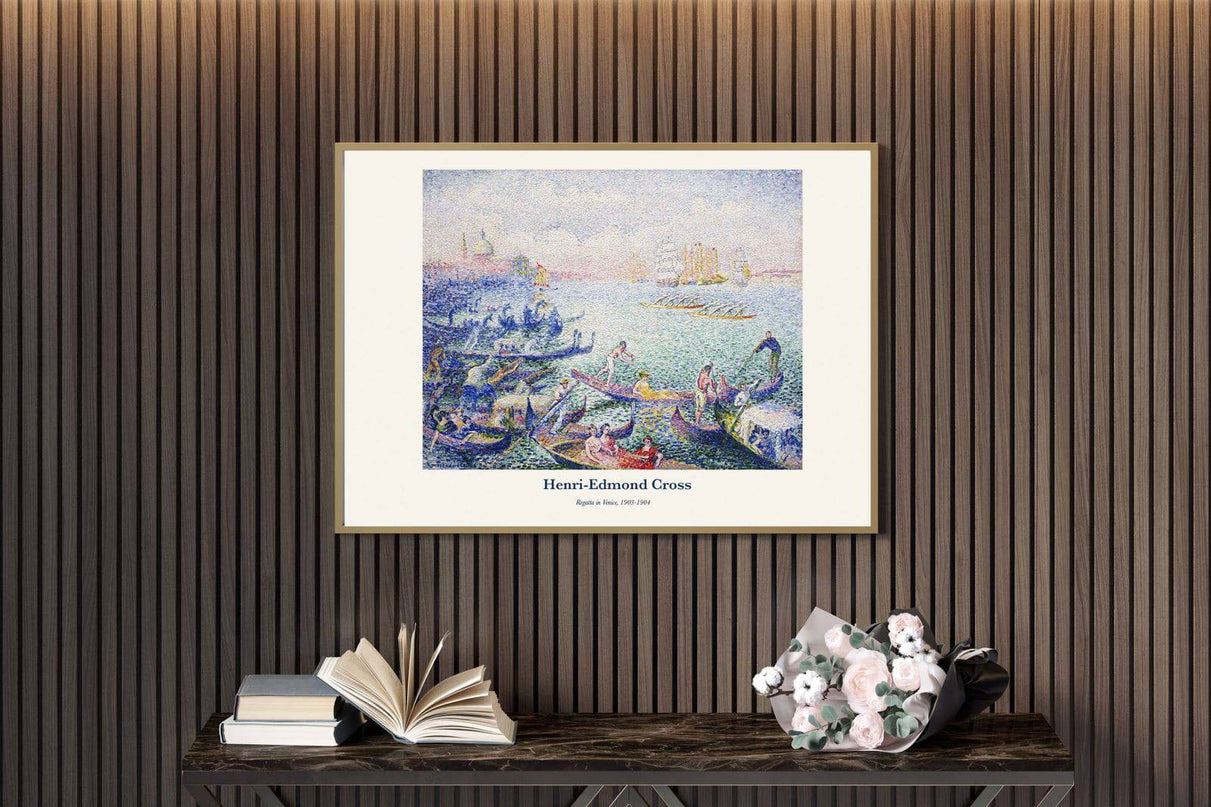 Henri-Edmond Cross - Regatta in Venice Poster